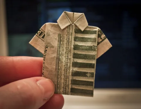 origami money
