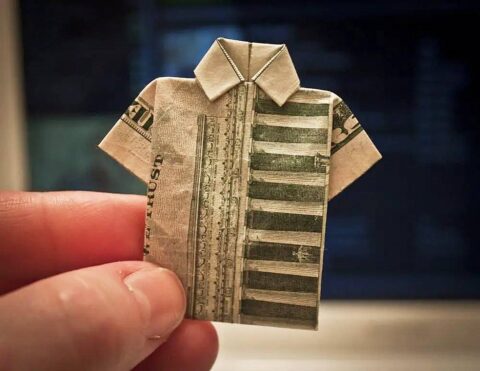 How To Fold Dollar Bills Into Fun Shapes & Faces For Restaurant Tips And Money Gifts