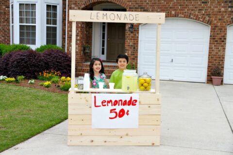 See how to get a free kids lemonade stand... plus where to buy lemonade stands for kids.
