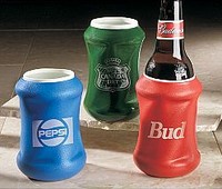 Squeezable personalized koozies 